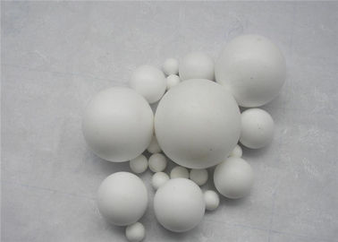 ชิ้นส่วนพลาสติกสีขาวเทฟลอน / ลูกบอลพลาสติก Ptfe ของแข็งสีปรับ