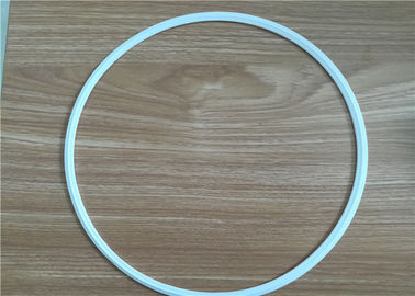 แหวนสำรอง PTFE แบบแบน PTFE / เครื่องกล White Teflon Seal Ring Parts ปั๊ม