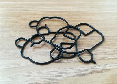 ปะเก็นยางซิลิโคนเกรดอาหารเกรดยางแบน EPDM NBR ซิลิโคน FKM Rubber Sealing Gasket