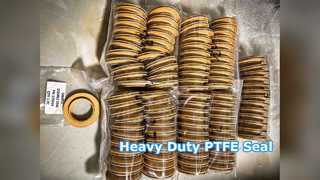 กระบอกไฮดรอลิกเครื่องจักรหนักซีลน้ำมัน PTFE